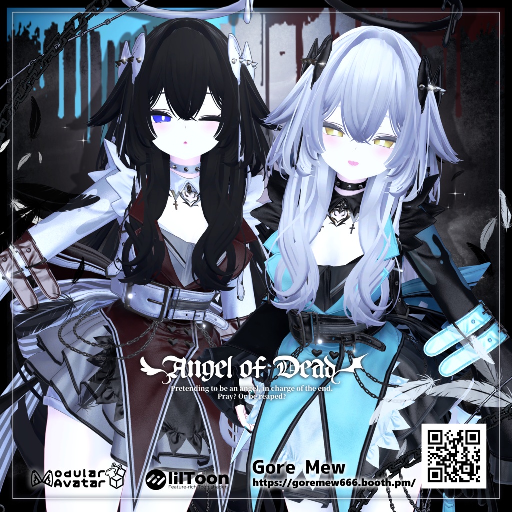 【4/28販売開始】🖤『Angel of Dead』🪽【8アバター対応】