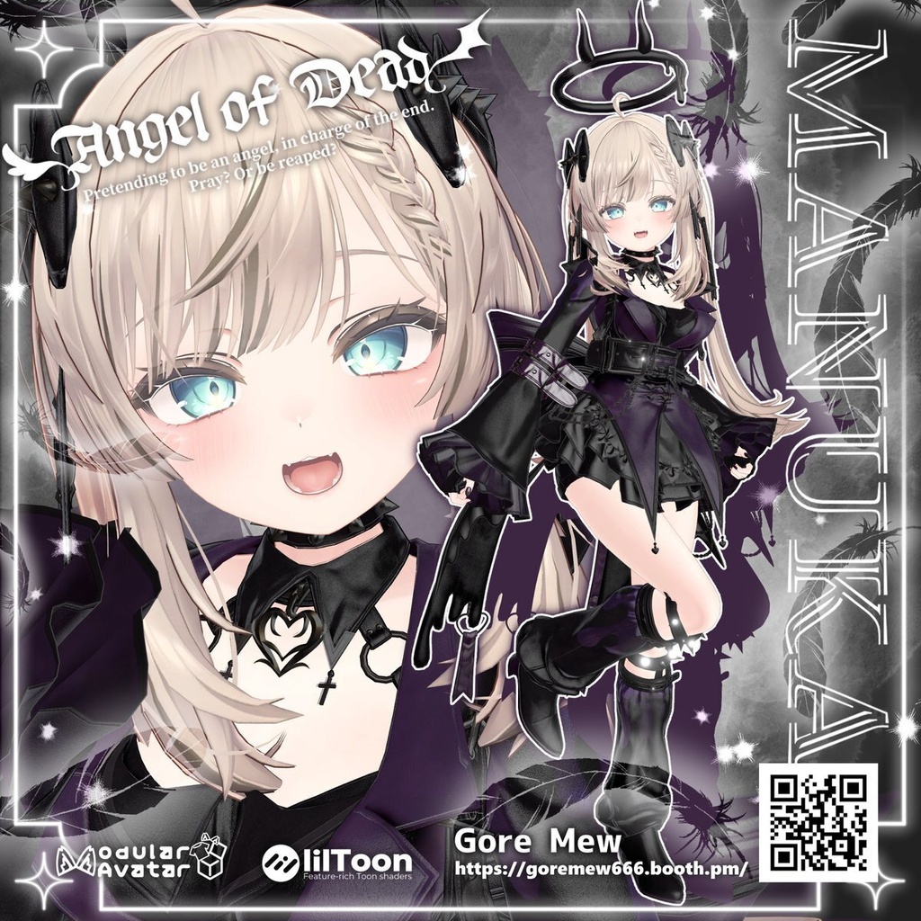 【8アバター対応】🖤『Angel of Dead』🪽