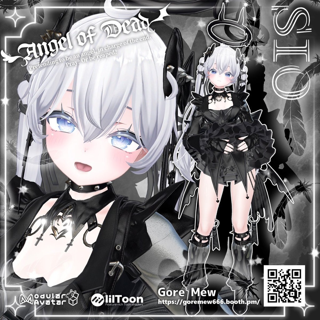 【8アバター対応】🖤『Angel of Dead』🪽