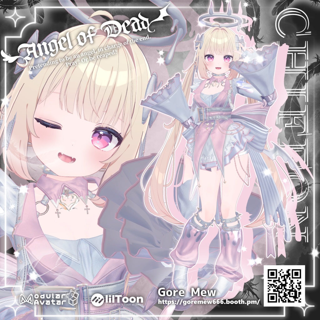 【20%OFF】🖤『Angel of Dead』🪽【14アバター対応】