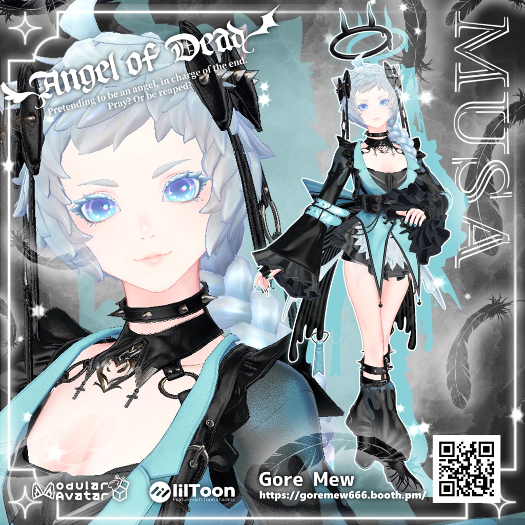 【20%OFF】🖤『Angel of Dead』🪽【14アバター対応】