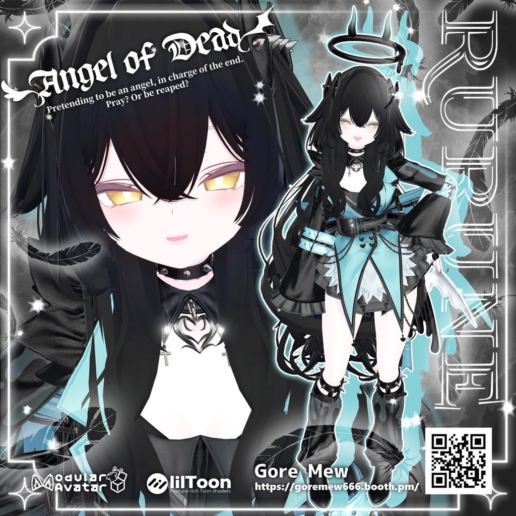 【8アバター対応】🖤『Angel of Dead』🪽