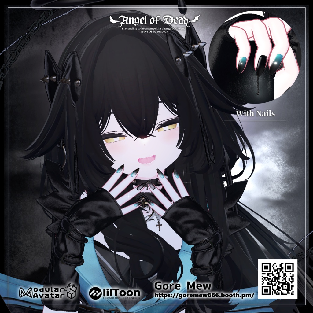 【4/28販売開始】🖤『Angel of Dead』🪽【8アバター対応】