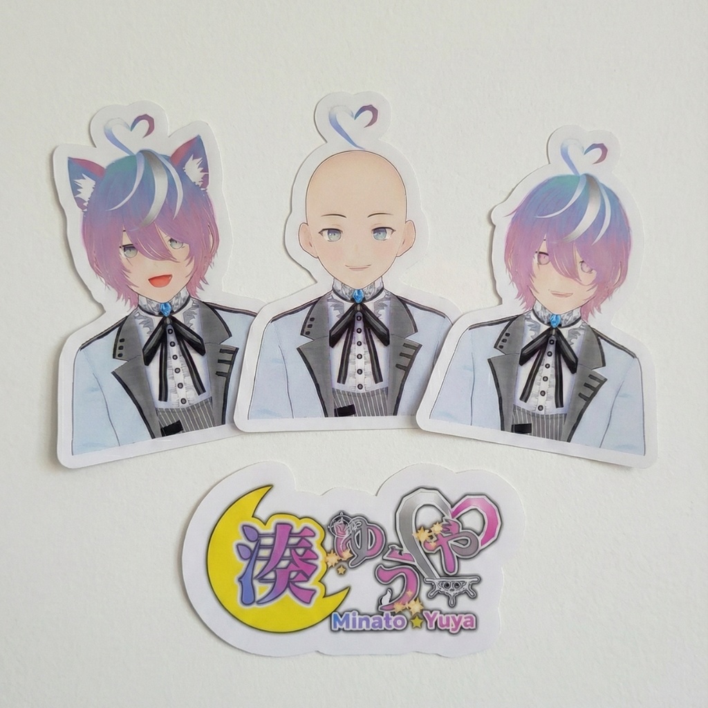湊ゆうやスマホステッカー第一弾（４種類）