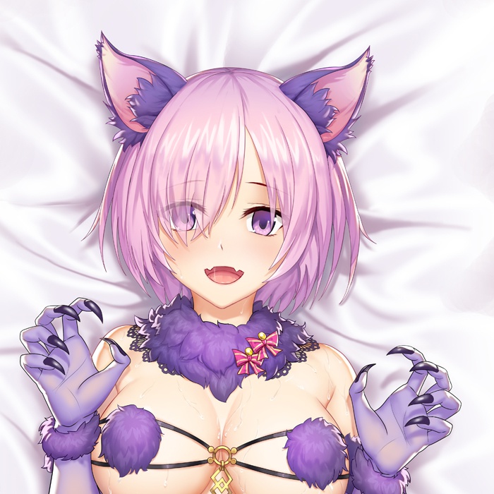 マシュ 抱き枕カバー 全年齢Ver. キャンペーン色紙付き