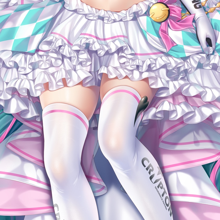 初音ミク 抱き枕カバー レーシング&体操服 全年齢Ver. キャンペーン色紙付き