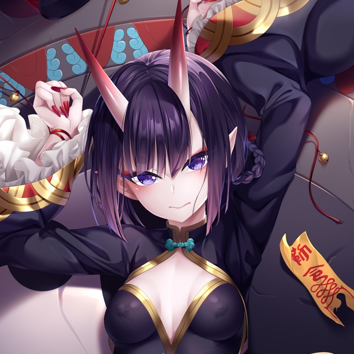 酒呑童子 抱き枕カバー 全年齢Ver. キャンペーン色紙付き