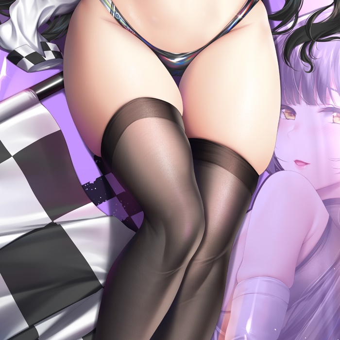 愛宕&高雄 レーシング 抱き枕カバー 全年齢Ver. キャンペーン色紙付き