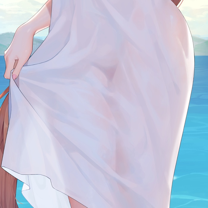 高町なのは 水着Ver. 抱き枕カバー 全年齢Ver. キャンペーン色紙付き