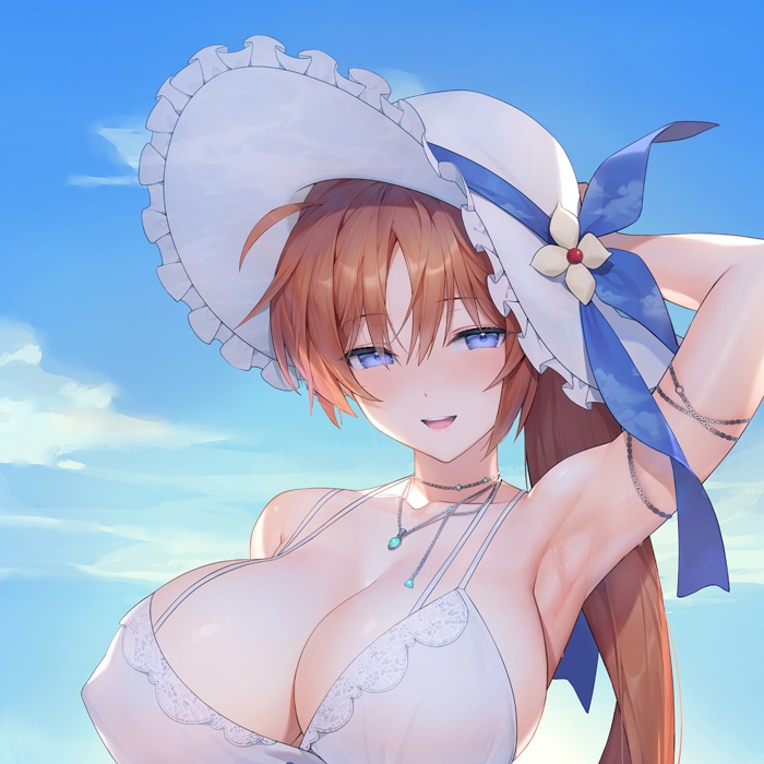 高町なのは 水着Ver. 抱き枕カバー 全年齢Ver. キャンペーン色紙付き