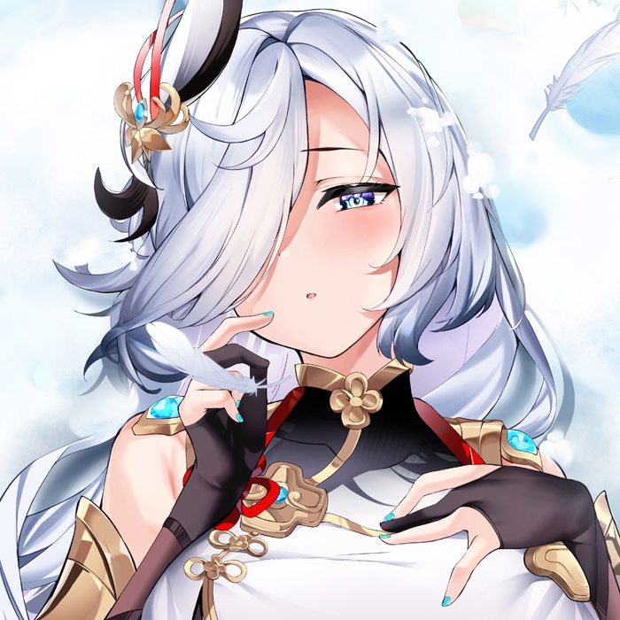 申鶴 Ver.2 抱き枕カバー 全年齢Ver. キャンペーン色紙付き