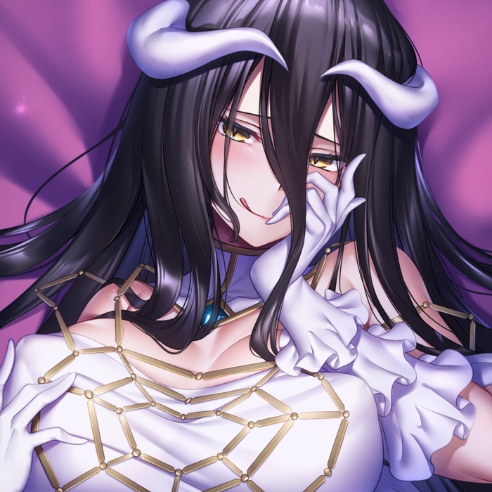 アルベド 抱き枕カバー 全年齢Ver. キャンペーン色紙付き