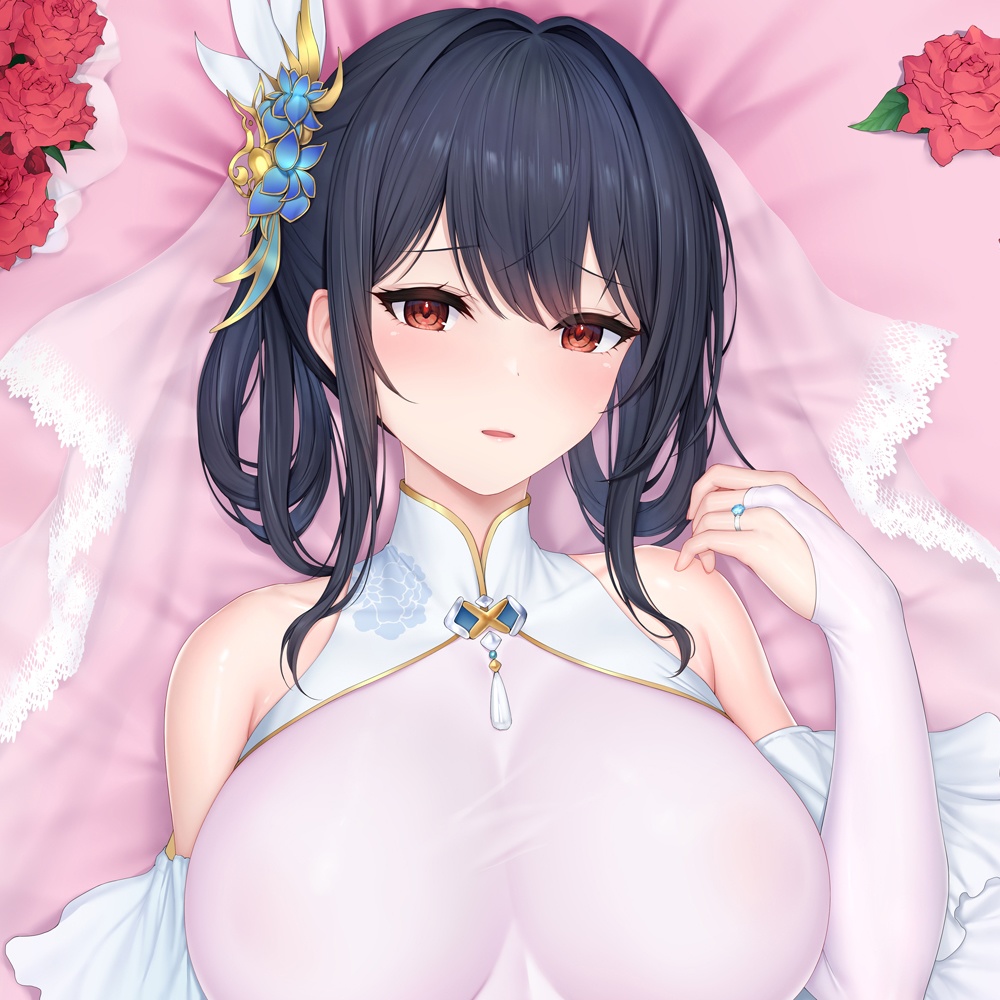 鎮海改 抱き枕カバー 全年齢Ver. キャンペーン色紙付き