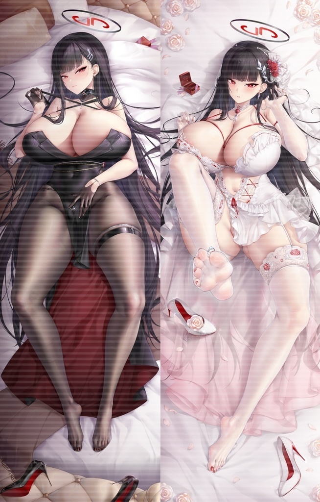 調月リオ ドレス&花嫁 抱き枕カバー 全年齢Ver. キャンペーン色紙付き