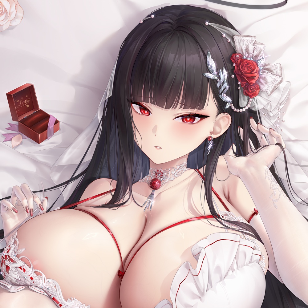 調月リオ ドレス&花嫁 抱き枕カバー 全年齢Ver.