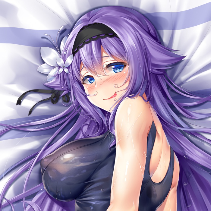 看板娘アリシア 抱き枕カバー スク水&ドレス 全年齢Ver.