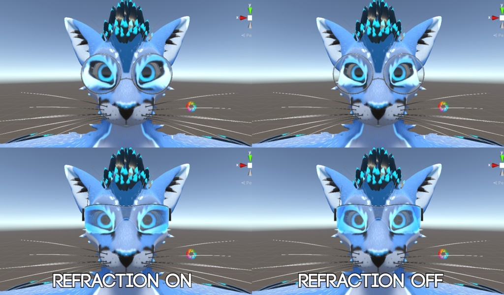 [VRC] Glass/Refraction Shader - Jayie's Shop - BOOTH