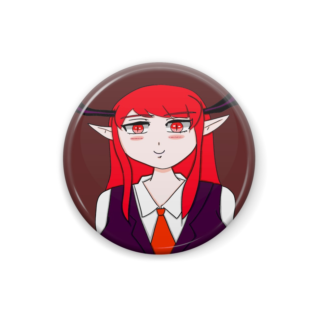 小悪魔缶バッジ