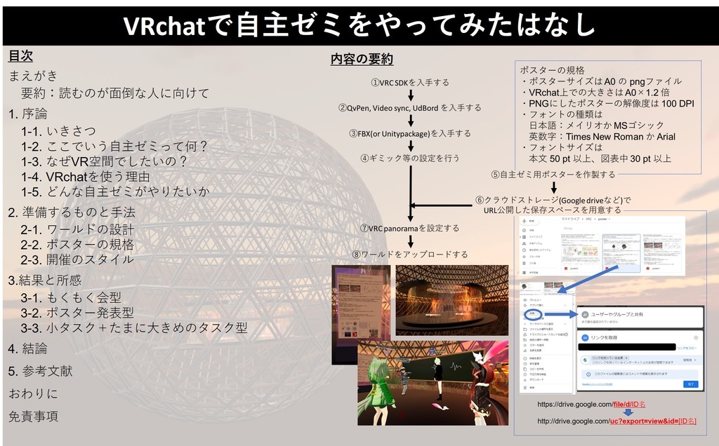 VRchatで自主ゼミをやってみたはなし