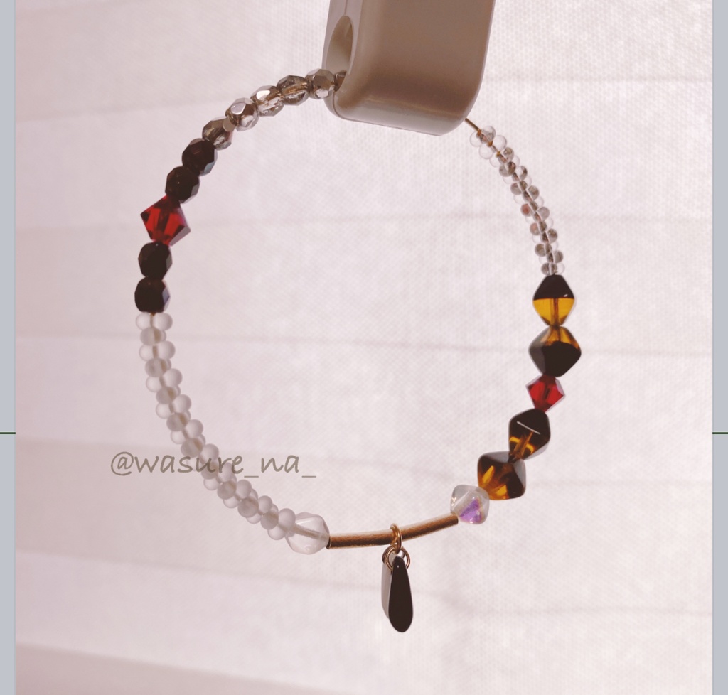 【最遊記外伝】捲簾ブレスレット(チェコビーズ)