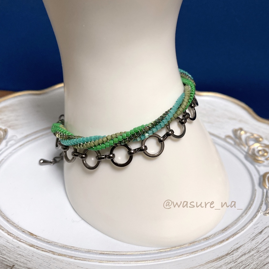 【最遊記】三蔵一行 ビーズブレスレット(同系色)