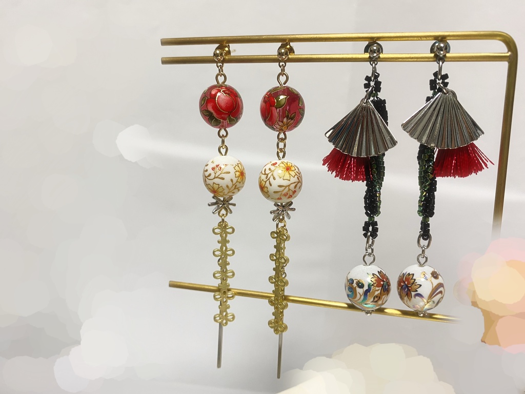 【最遊記】黒大豆　悟浄(2種)、八戒　イヤーアクセサリー