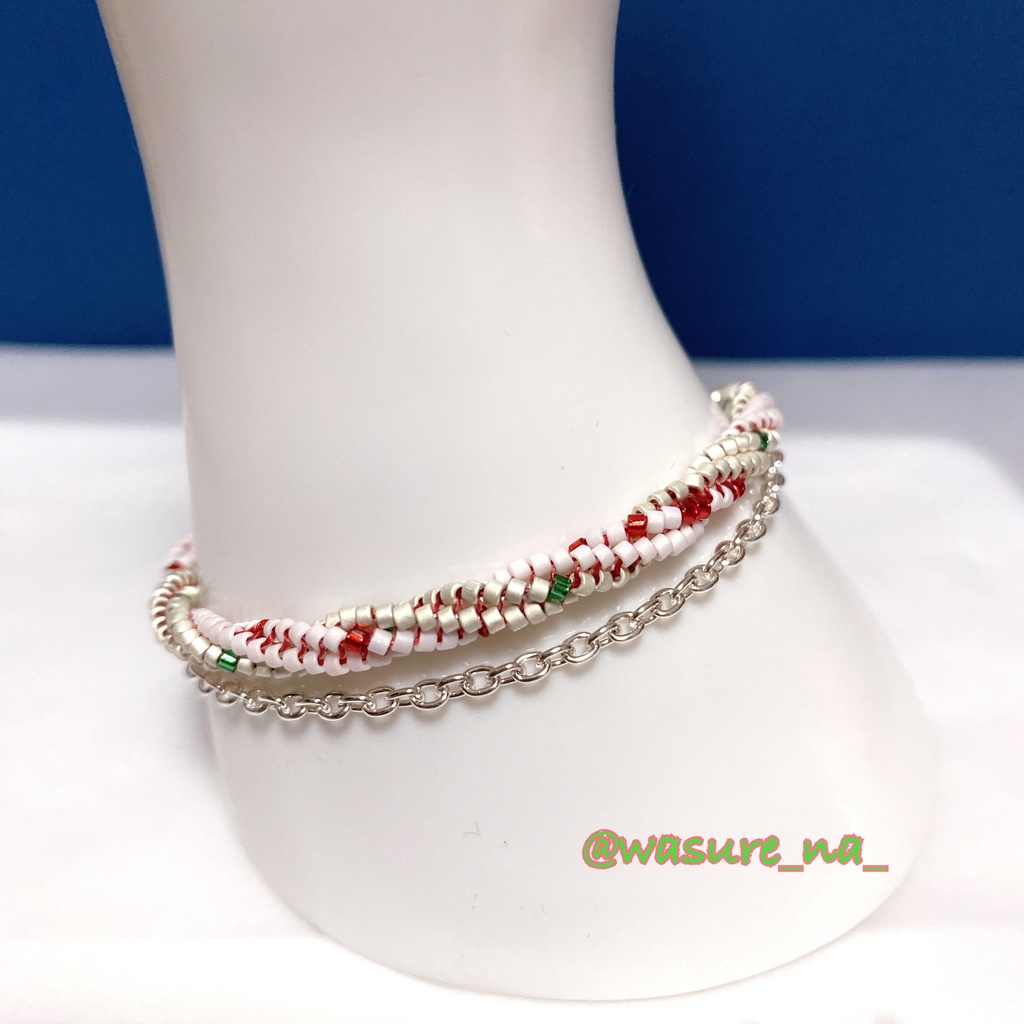 '25winter クリスマスブレスレット