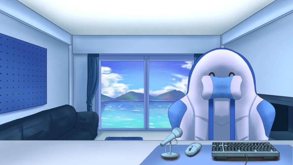 【フリー素材】配信部屋 素材セット