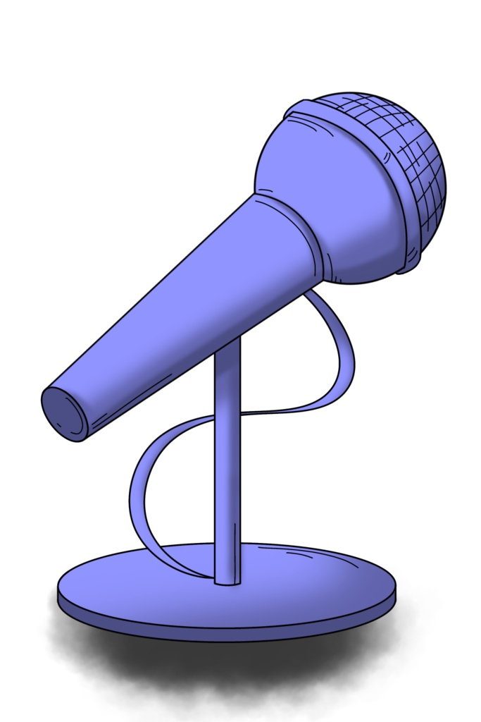 【フリー素材】ダイナミックマイク