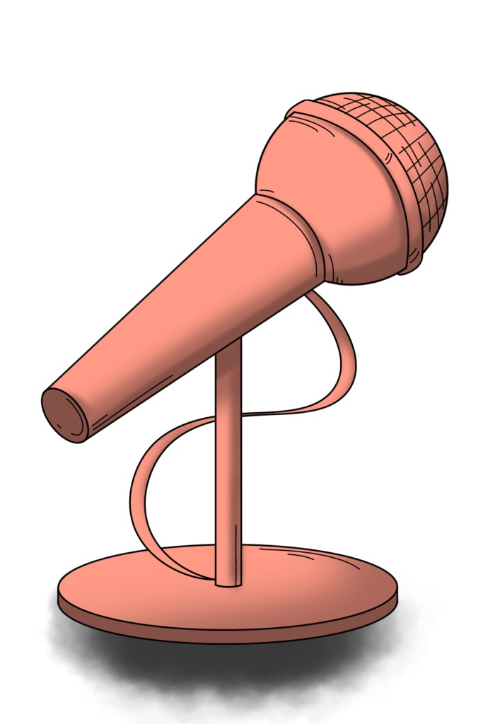 【フリー素材】ダイナミックマイク