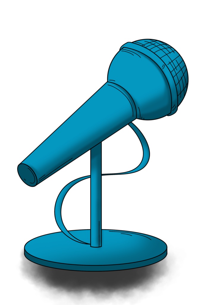 【フリー素材】ダイナミックマイク