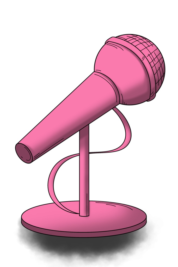 【フリー素材】ダイナミックマイク