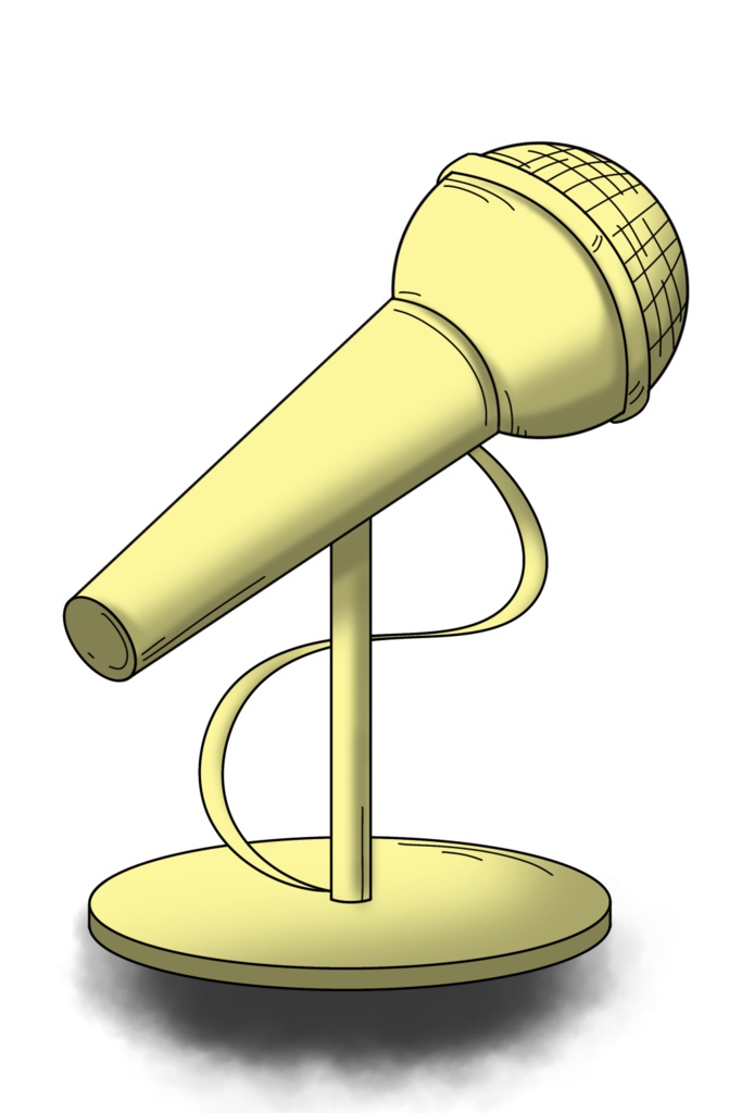 【フリー素材】ダイナミックマイク