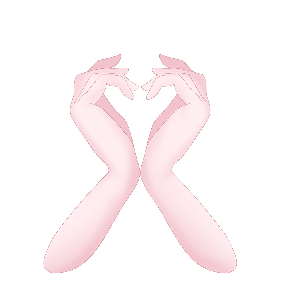 ふわっとLOVEポーズ