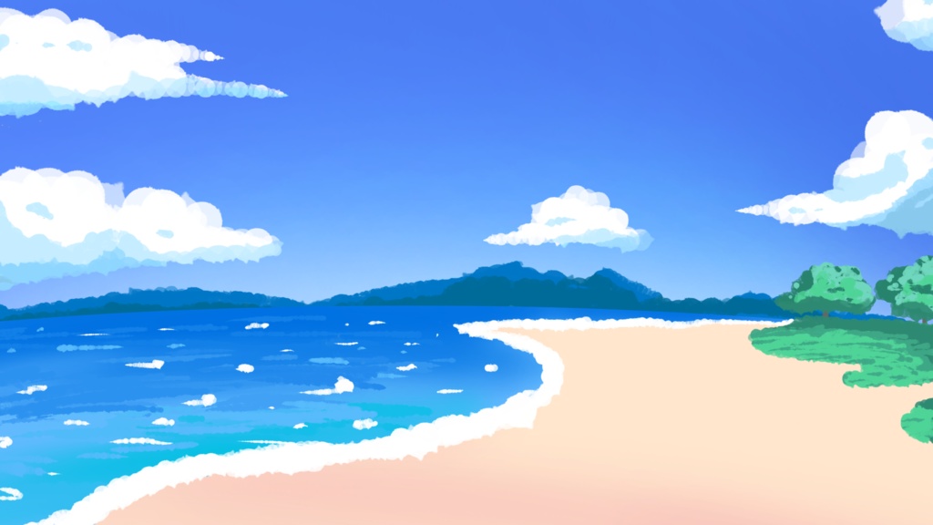 海背景