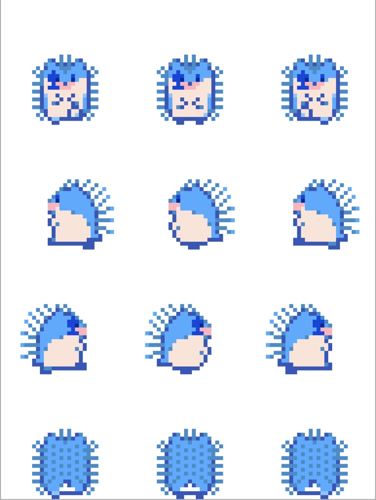 ピクスク用エはりねずみ&デュはりねずみアバター