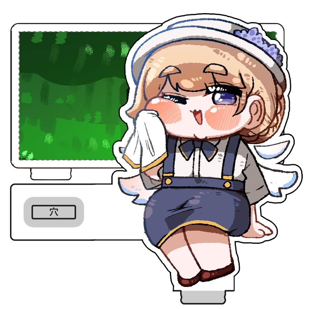 お座りキーホルダー<ネル>【C108】
