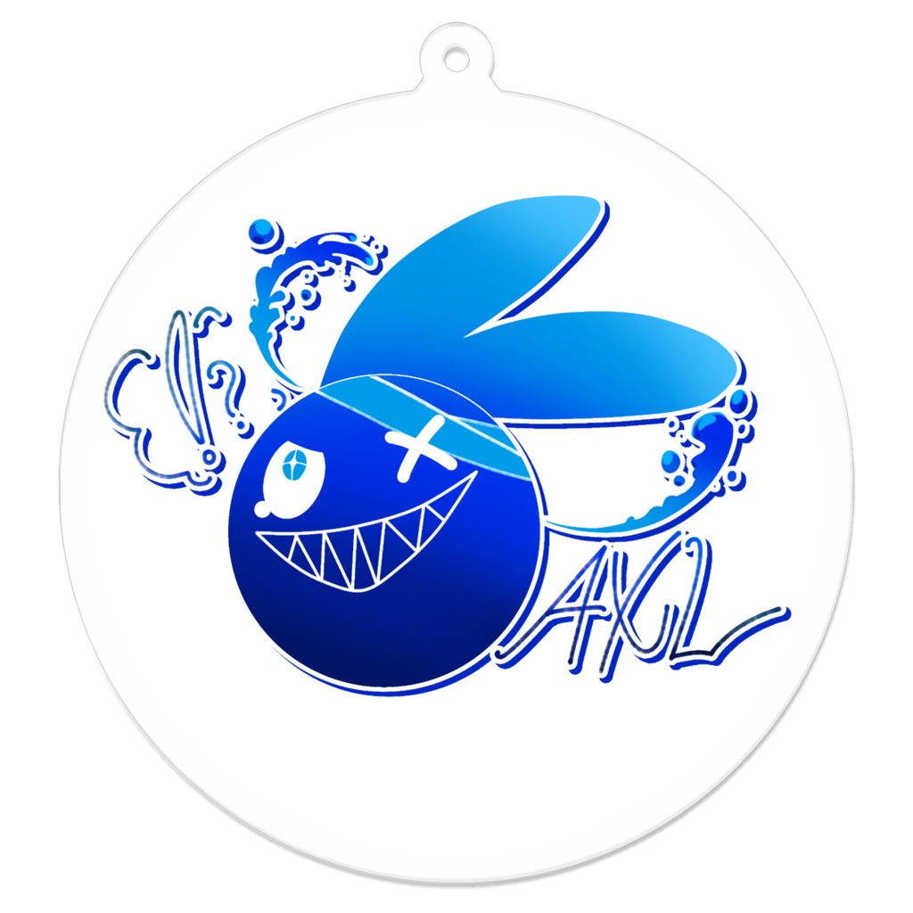 アクリルキーホルダー　ウォロス　ホワイト