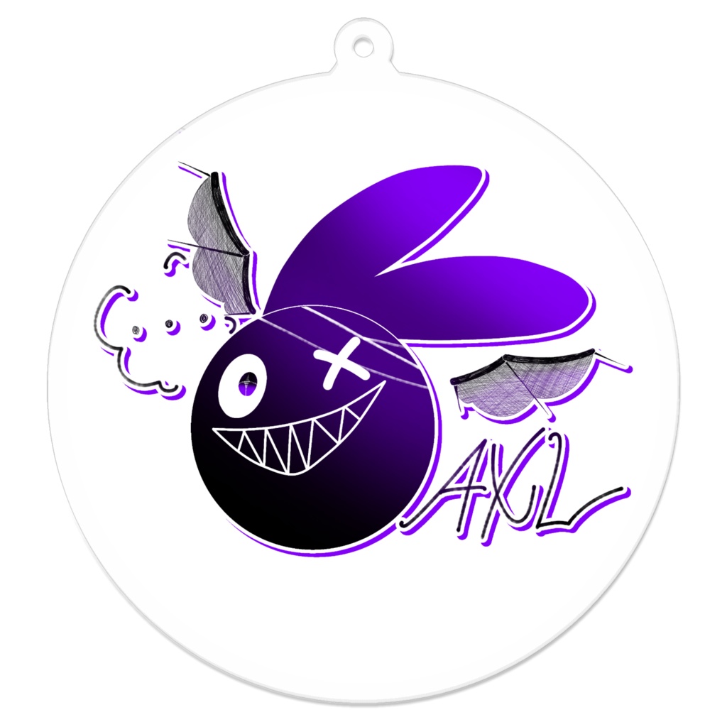 アクリルキーホルダー ダロス ホワイト