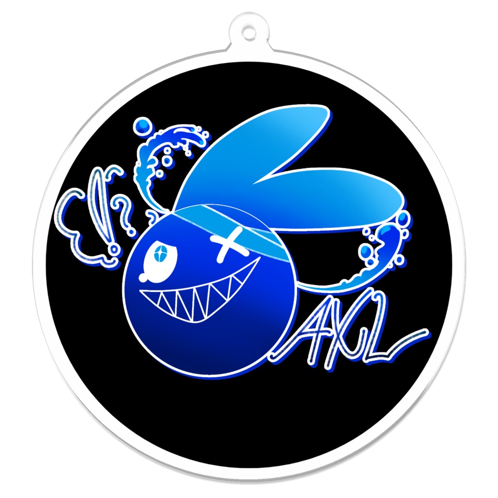 アクリルキーホルダー　ウォロス　ブラック