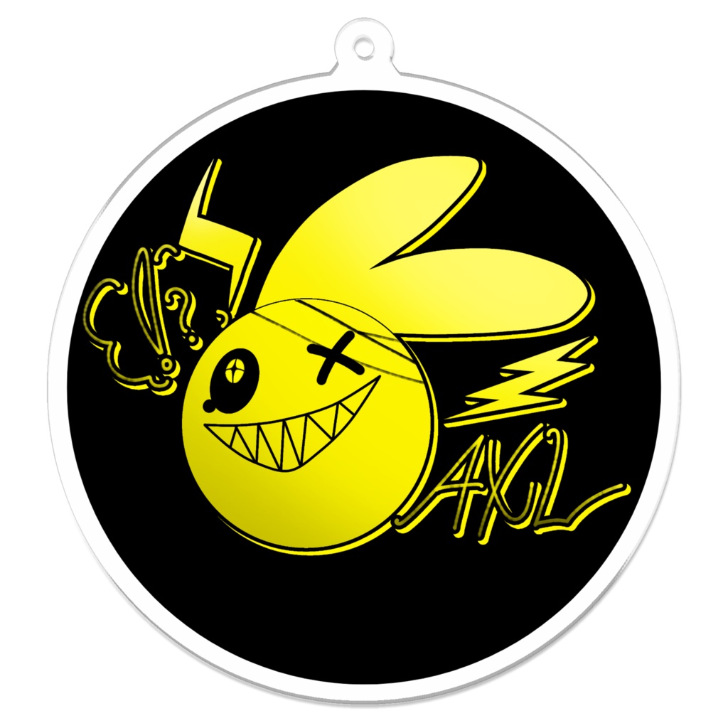 アクリルキーホルダー　ヴィロス　ブラック