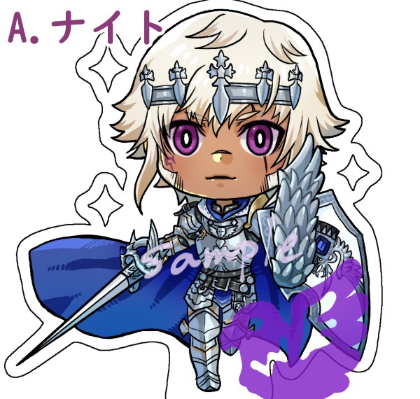 アクリルスタンド ミドオスAF5(ナイト・侍)