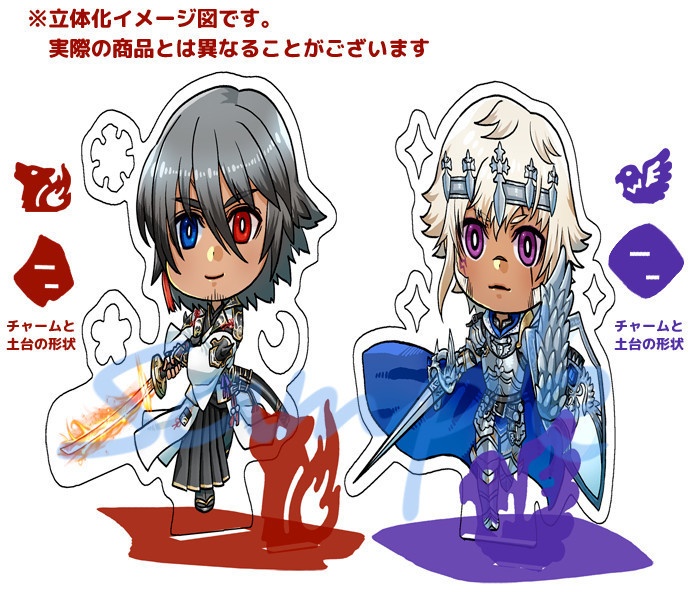 アクリルスタンド ミドオスAF5(ナイト・侍)