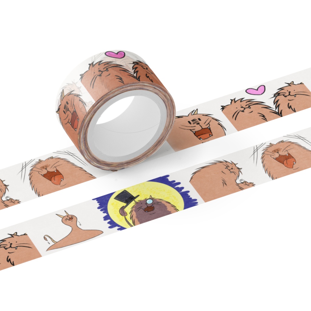 スゴイライオン マスキングテープ