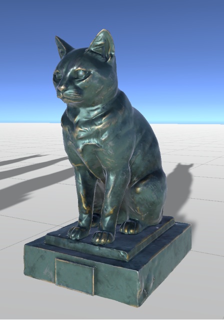 猫の像