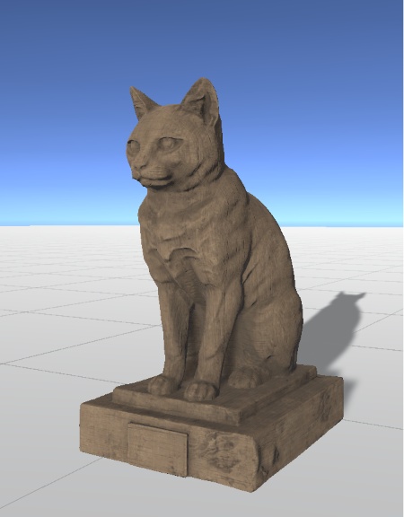 猫の像