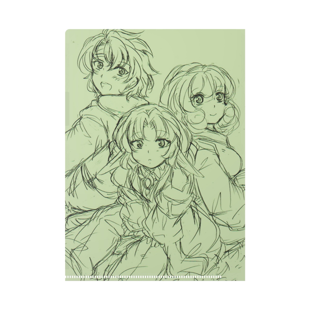 【オリジナル】RINSさんのいわゆる王道RPG 表紙風 クリアファイル