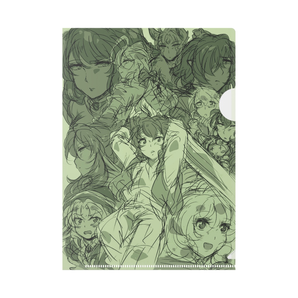 【オリジナル】RINSさんのいわゆる王道RPG　表紙風 クリアファイル