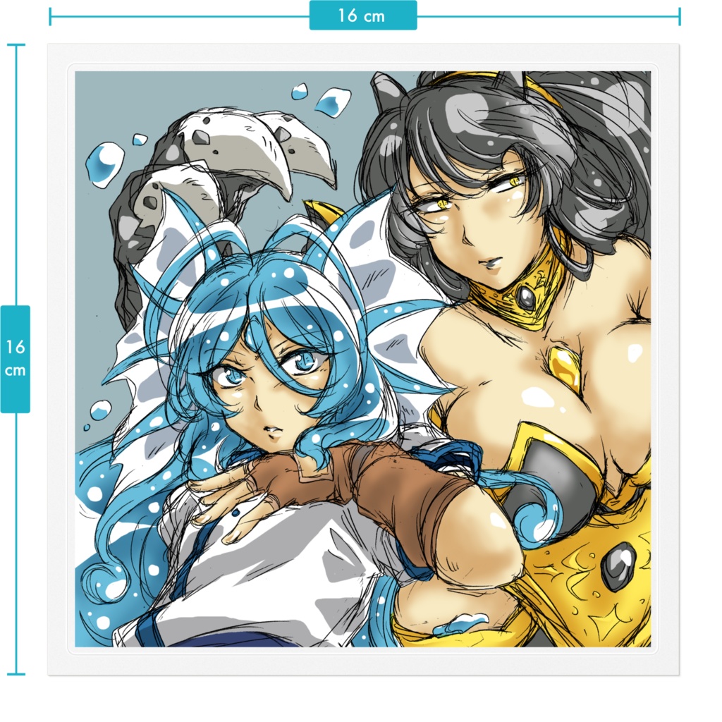 【オリジナル】RINSさんのいわゆる王道RPG 竜族1 ステッカー