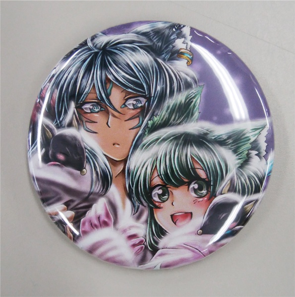 ルンファ4 レオン×フレイ冬の缶バッヂ